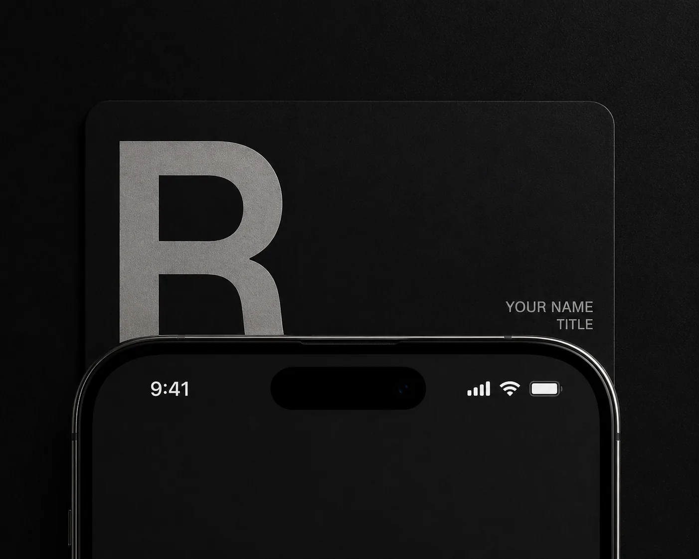 Residue card and phone lined up for an NFC tap